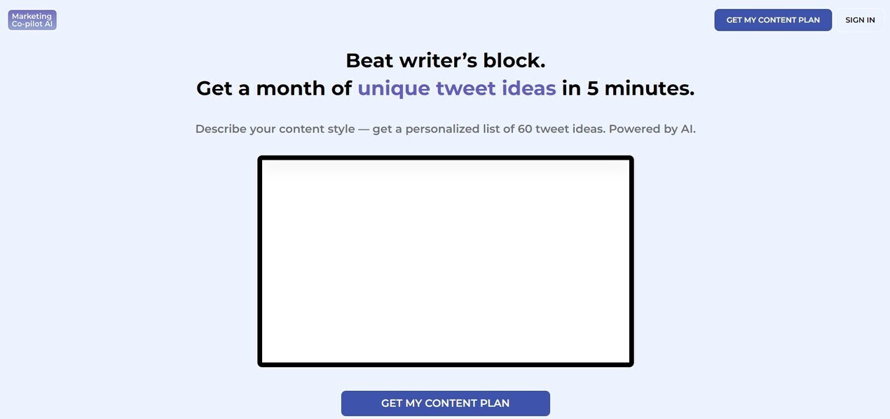 
              Marketing Co-Pilot AI            
