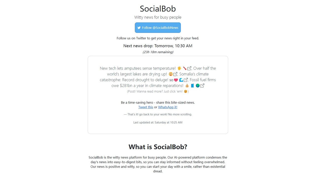 
              SocialBob News            
