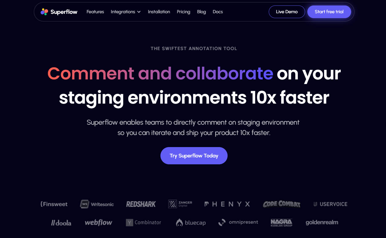 
Superflow for Web Apps
