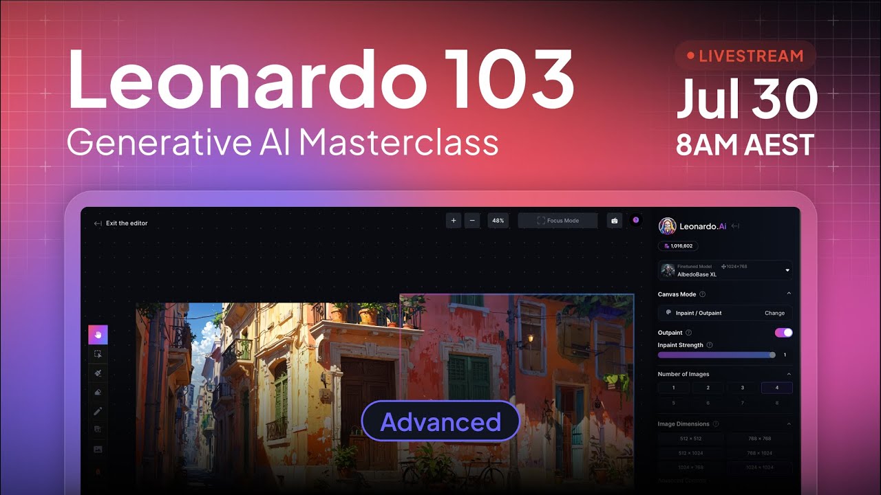 Futur-IA:&nbsp;Leonardo 103 : une masterclass sur l&rsquo;IA générative