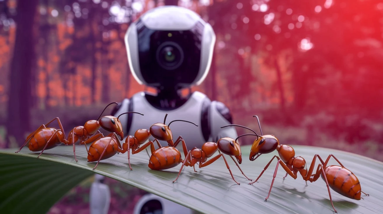 robot combat les fourmis de feu invasives