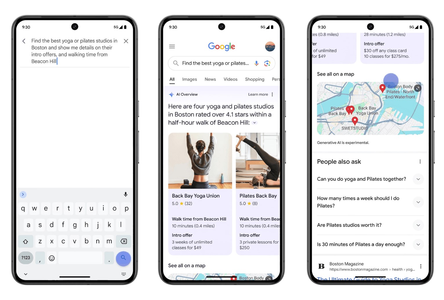 Google repense son moteur de recherche, et son IA est omniprésente