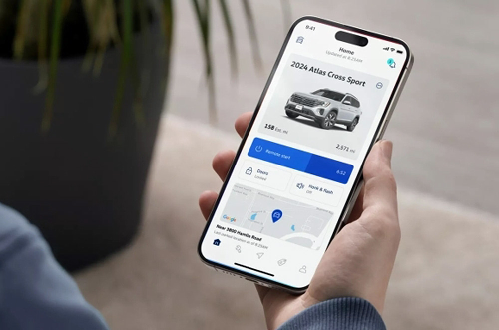 application myVW de Volkswagen