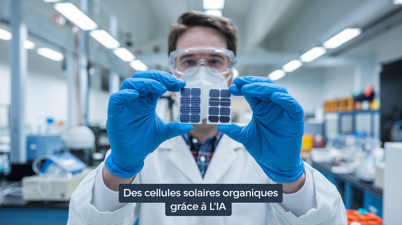 Cellules solaires organiques grâce à l'IA