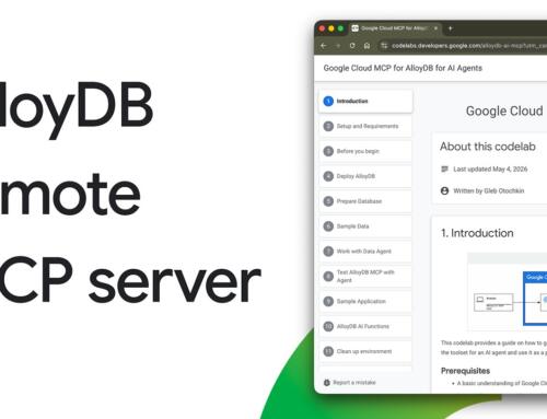 Comment connecter des agents IA directement aux données de votre entreprise : présentation du serveur MCP distant AlloyDB
